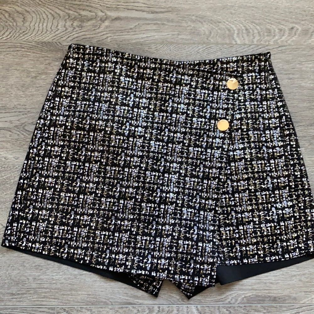 Zara tweed skort